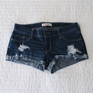 Hollister mid- rise jean shorts